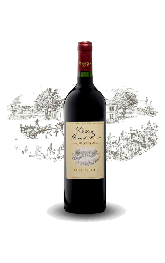 Bouteille de Haut-Médoc — Château Grand Brun